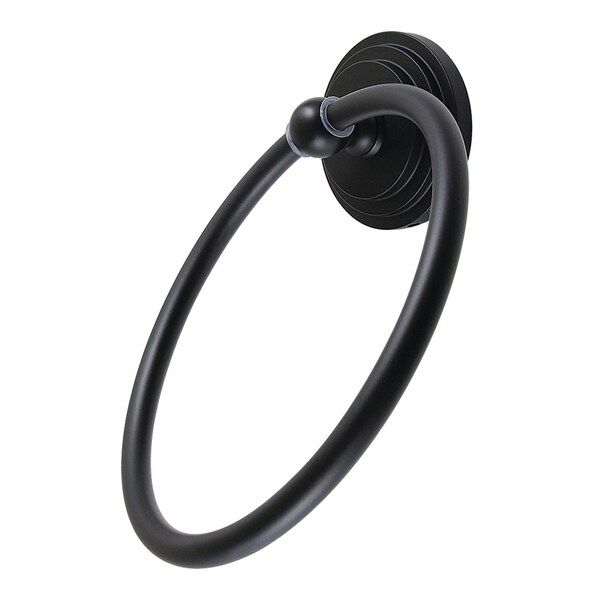 Kingston Brass Towel Ring, Matte Black BA2714MB - main
